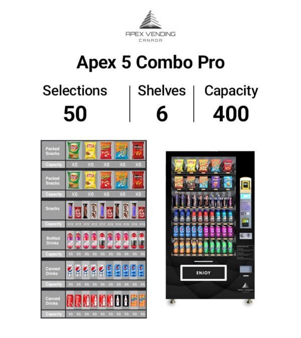 APEX 5 Combo Pro Vending Machine