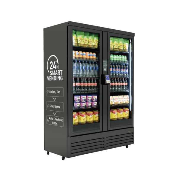 HAHA AI Smart Vending Machine - Ultra1200 - Double Door Refrigerated- 756 items - Direct Delivery Canada